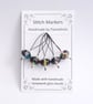 Lampwork Stitch Markers - Stained Glass Window - Image 5