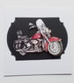 Decoupage motorbike card. Ref 060 - Image 4