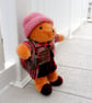 KNITTING PATTERN PDF Teddy Goes Shopping - Image 1