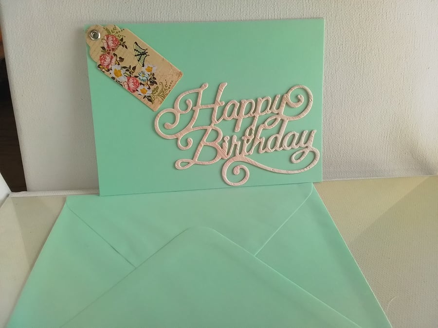 Birthday card. Handmade Birthday card. Ref 112