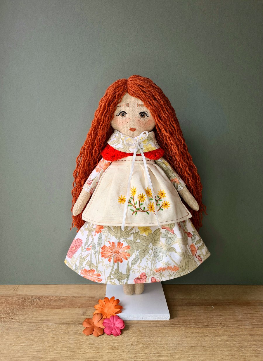 'Prunella'  Handmade Collectable Heirloom Doll
