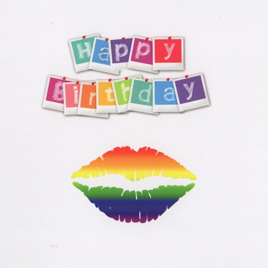 LGBTQ Plus Birthday Card - FREE Postage