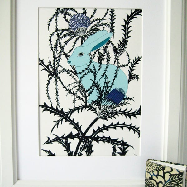 Rabbit and Thistle