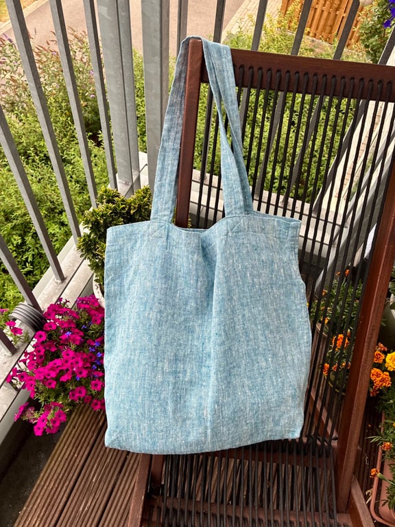 Heavy Linen Tote Bag