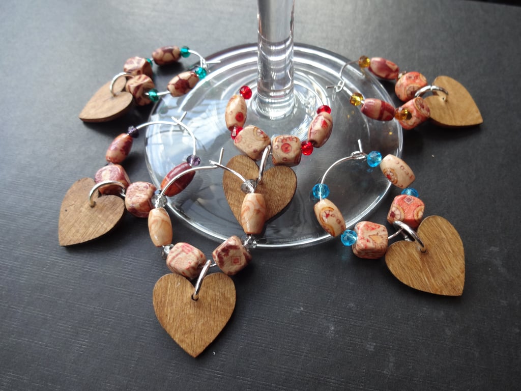 Wine Glass Charms   (free UK postage)