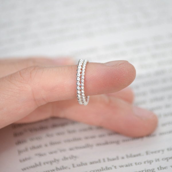 Stacking Ring In Sterling Silver, Everyday Jewelry