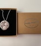 Rose Quartz Nest Necklace, sterling silver - Image 8