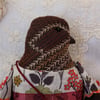 Dulce - A Hand Embroidered Wren Folk Art Rag  Doll