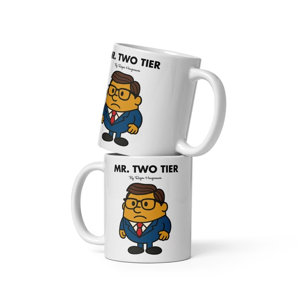 Mr Two Tier Political Parody Mug