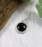 Necklace, Sterling Silver and Onyx Pendant - Image 2