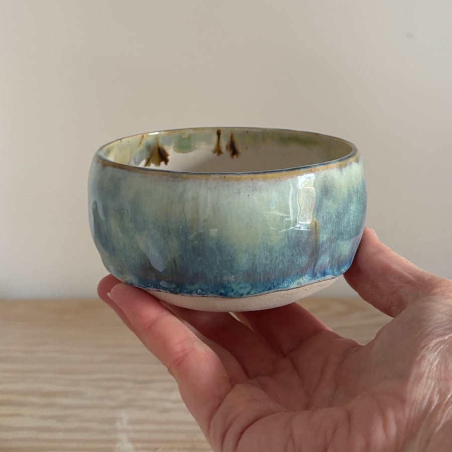 Handmade small ceramic bowl, ceramic snack bowl, wabi sabi bowl