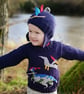 Dinosaur Child's Sweater and Hat - Jurassic - Digital Knitting Pattern - Image 8
