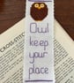 Owl Bookmark Counted Cross Stitch Kit