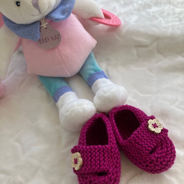 ‘Keenan’ Chunky Strap Baby Girl’s Shoes