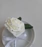 Cream rose buttonholes with a touch of sparkle to any occasion  - Image 3