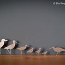 Wading Birds Mantelpiece Ornament, Shelf sitter, Waders Need Love Too Decoration