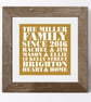 Heart and Home Personalised Print  - available in any colour - Image 2