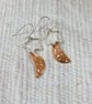 Earrings, Sterling Silver Star and Copper Moon Dropper Earrings - Image 8