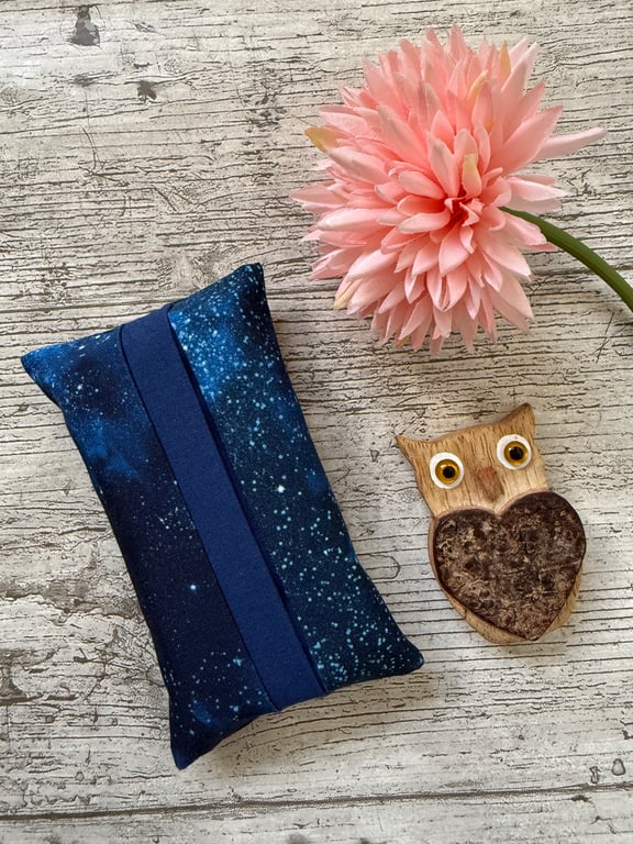 Fabric Pocket Tissue Holder - Travel Tissue Case - Reusable Tissue Pouch for Bag