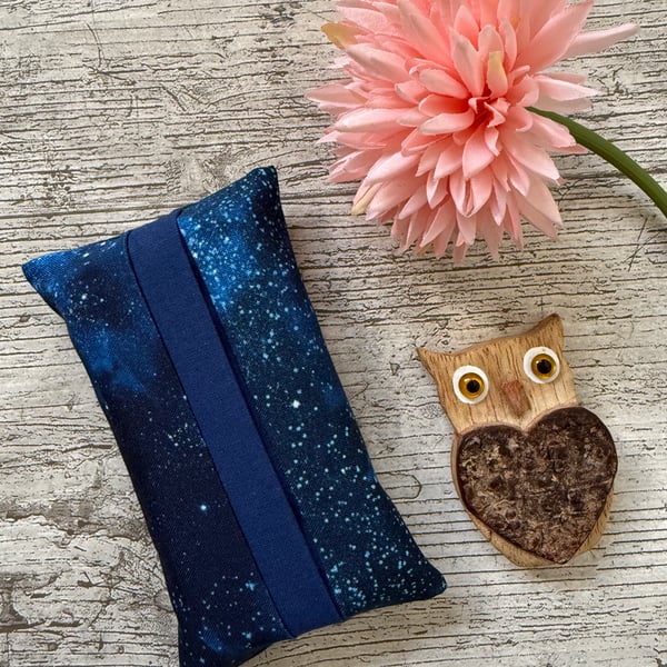 Fabric Pocket Tissue Holder - Travel Tissue Case - Reusable Tissue Pouch for Bag