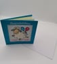 Handmade Sheep Cross Stitch Celebration Card