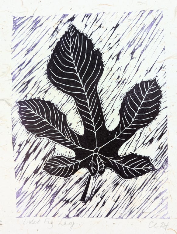 Violet Fig Leaf
