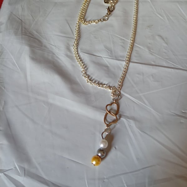 Necklace with beads