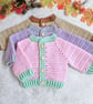 Summerween Crochet Baby Cardigan - First Autumn Gift - Image 1