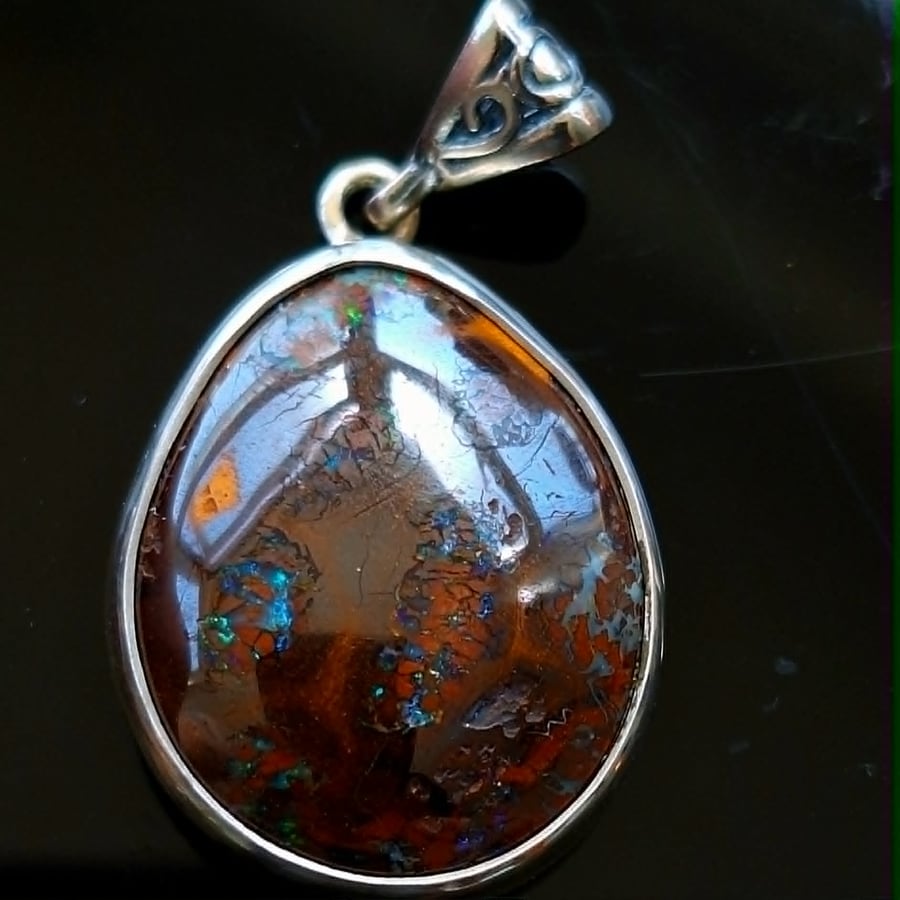 2520mm Austrlian Boulder Opal Pendant