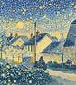A4 Print Mill Norfolk Fen Blue Yellow - Image 1