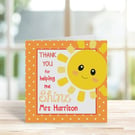 Personalised Thank You Teacher Cards - various designs