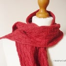 Girls' alpaca wool scarf - Eco friendly gift for kids - Unique neck warmer