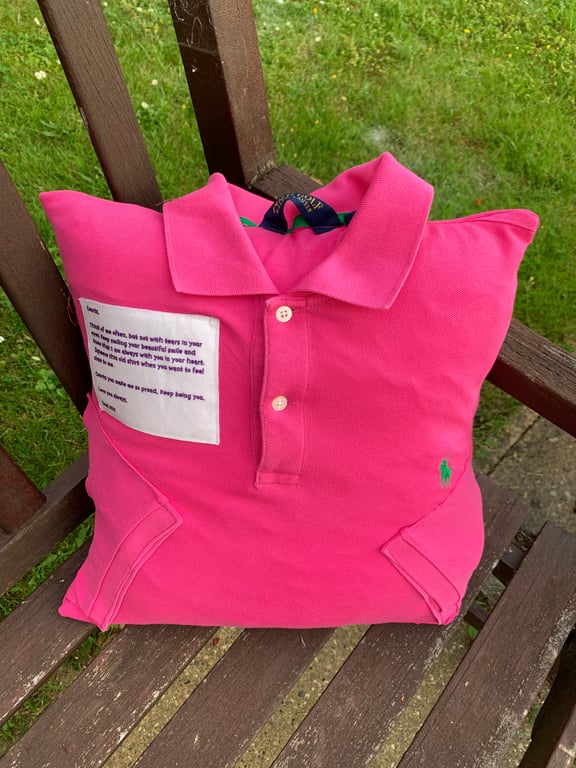 Memory and keepsake cushion - Personalised