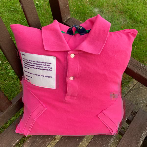 Memory and keepsake cushion - Personalised