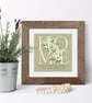 Floral Home Personalised Print  - 2 colours available - Image 6