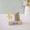 Little Wooden Handmade House and Base in a Bag - little 