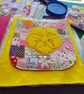 Quilted patchwork cross body bag with adjustable strap. - Image 3