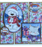 Christmas Card. Handmade Cute Polar Bear and Kitten Christmas Card - Image 6