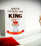 Funny Father's Day Card For Dad, Grandad, Godfather, Stepdad Toilet Humour Card - Image 2
