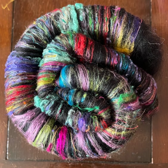Wool Art Batt - "Firework