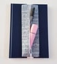 Handmade A5 Planner Zipper Pouch - Grey Spot Pen Holder
