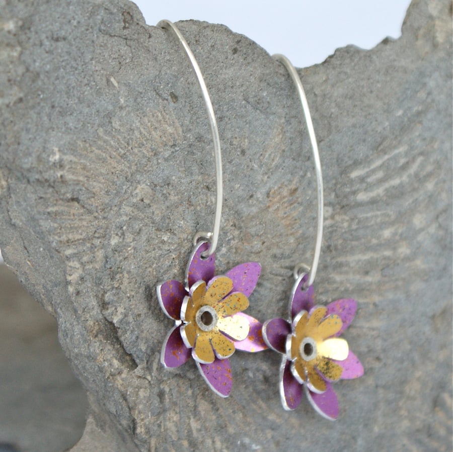 Spring flowers earrings
