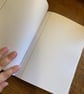 A5: Shiny Metallic Rose Gold colour soft leatherbound graph lined notebook  - Image 3