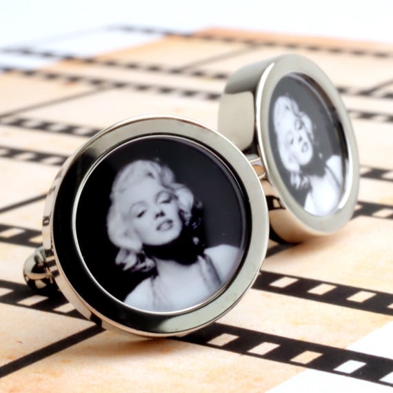 Marilyn Monroe Cufflinks Movie Star and Sex Symbol 