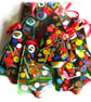 Christmas Tree Fused Glass Hanging Decoration 9cm Dichroic  - Image 10