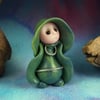 Spring Sale ... Tiny Garden Gnome 'Florry' OOAK Sculpt by Ann Galvin