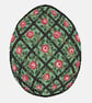 120 - Cross Stitch Imperial Egg Golden Rose Trellis - Modern Easter Egg - Image 2