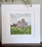 Cottage Mounted Print - Image 1
