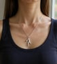 Silver Seaweed Necklace - Image 8