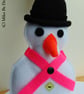 Festive Hanging Snowman Decoration - Image 7